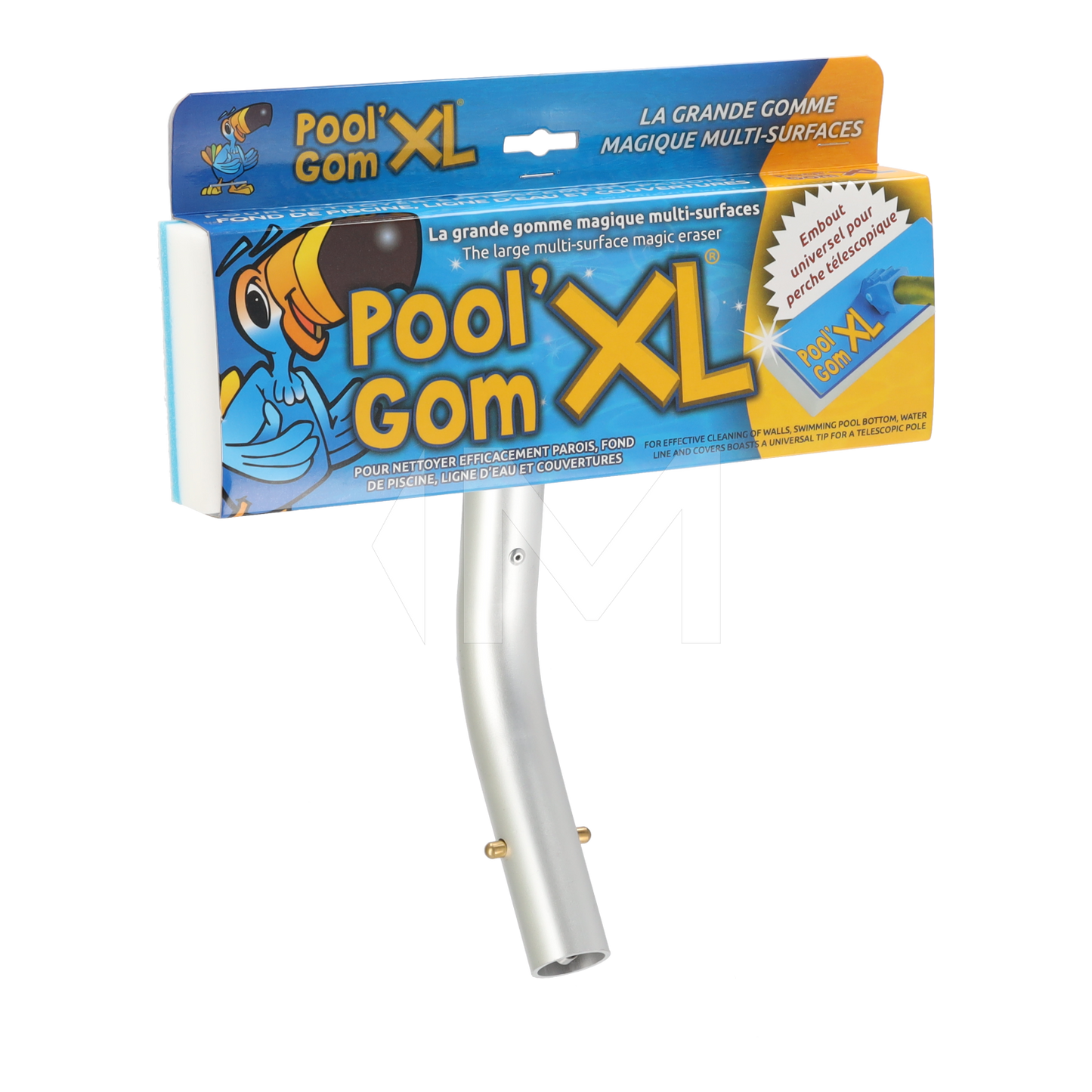 Pool Gom XL Reinigungsschwamm mit Halterung - Pool & Teich