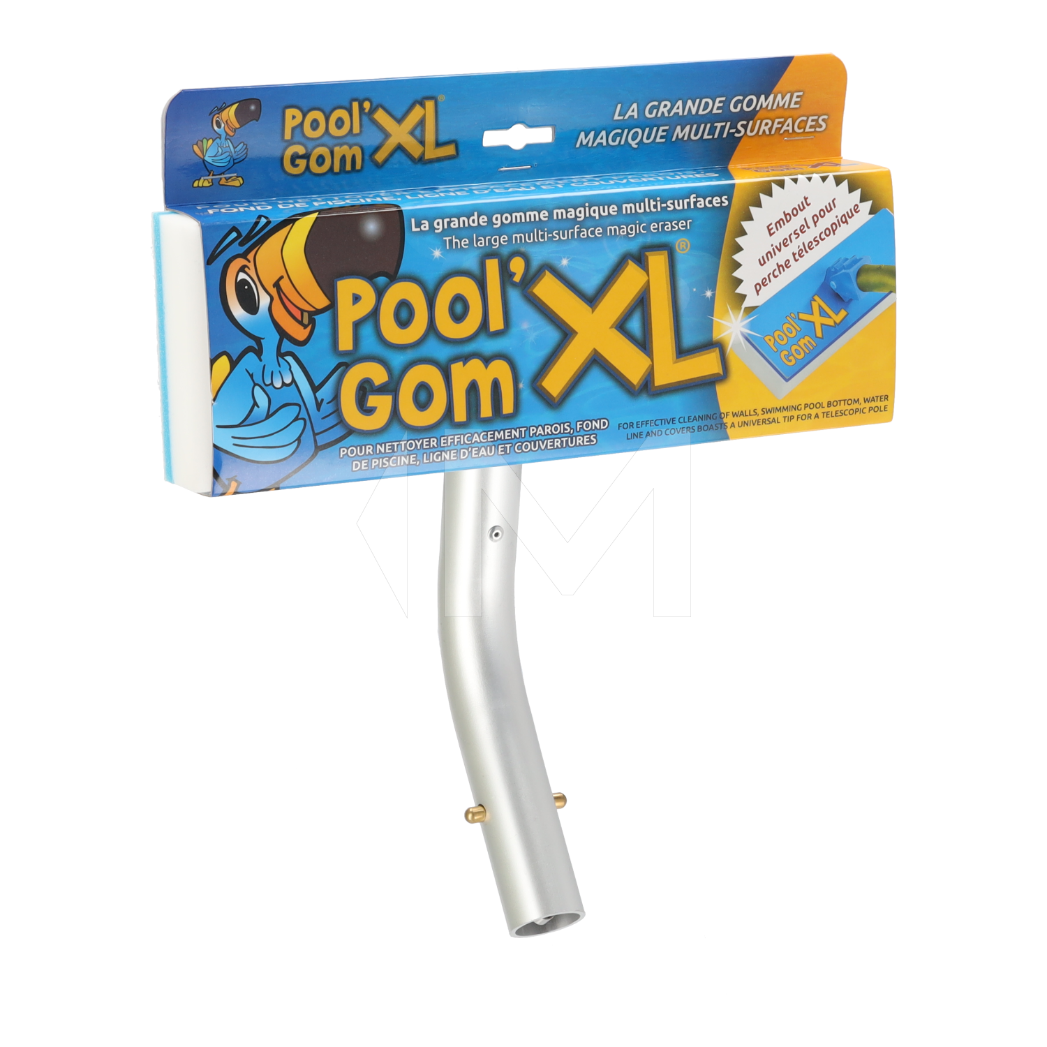 Pool Gom XL Reinigungsschwamm mit Halterung - Pool & Teich