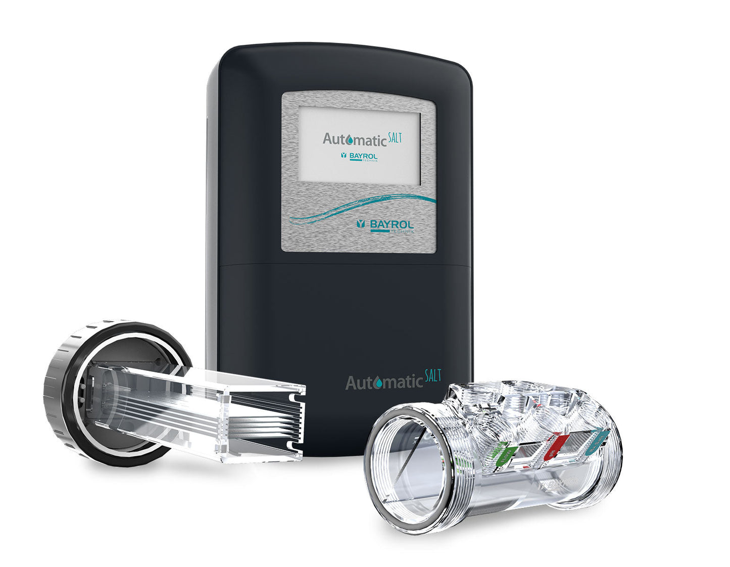 BAYROL Automatic Salt AS5, AS7 Set mit pH- und Rxmessung, WIFI - Pool & Teich
