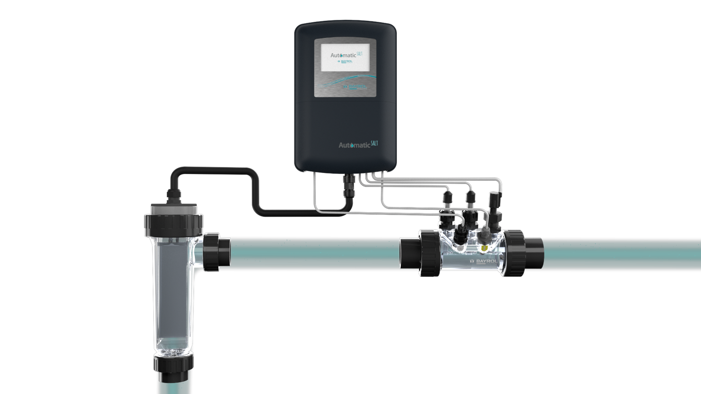BAYROL Automatic Salt AS5, AS7 Set mit pH- und Rxmessung, WIFI - Pool & Teich
