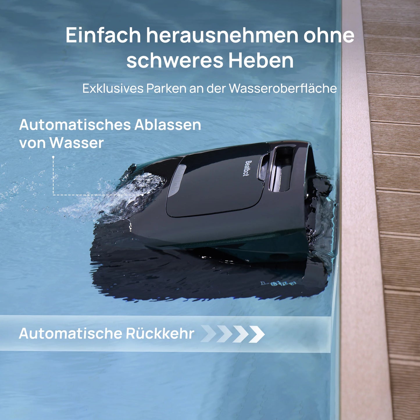Beatbot AquaSense® 2 Pro KI – Der ultimative 5-in-1 Poolroboter