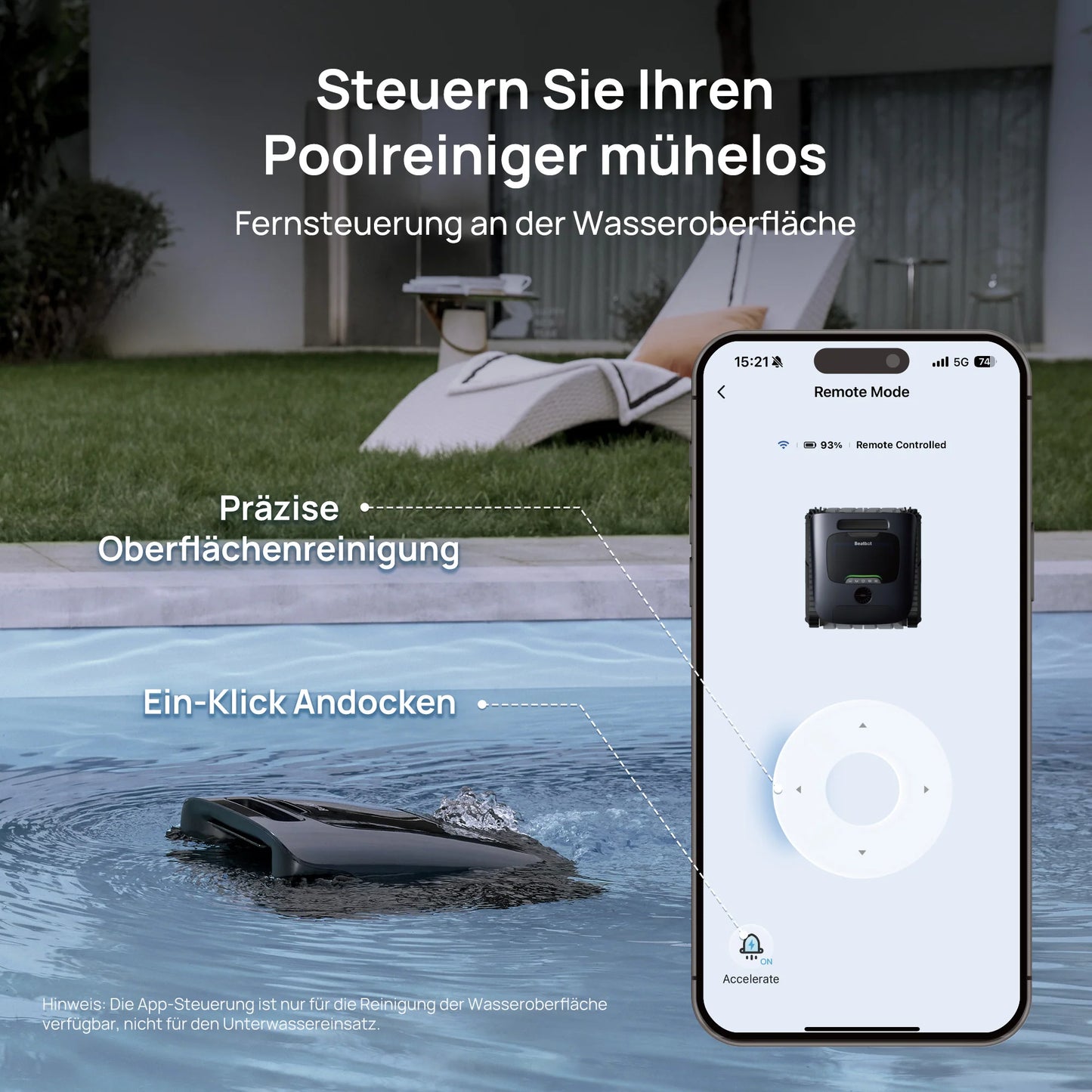 Beatbot AquaSense® 2 Ultra KI gesteuerter Poolroboter