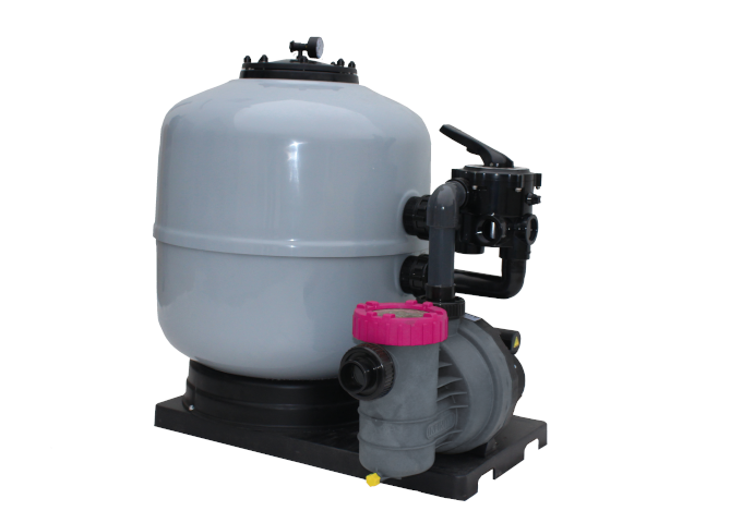 Pool Sandfilteranlage GFK mit Pumpe, BWT Caldera Set - Pool & Teich