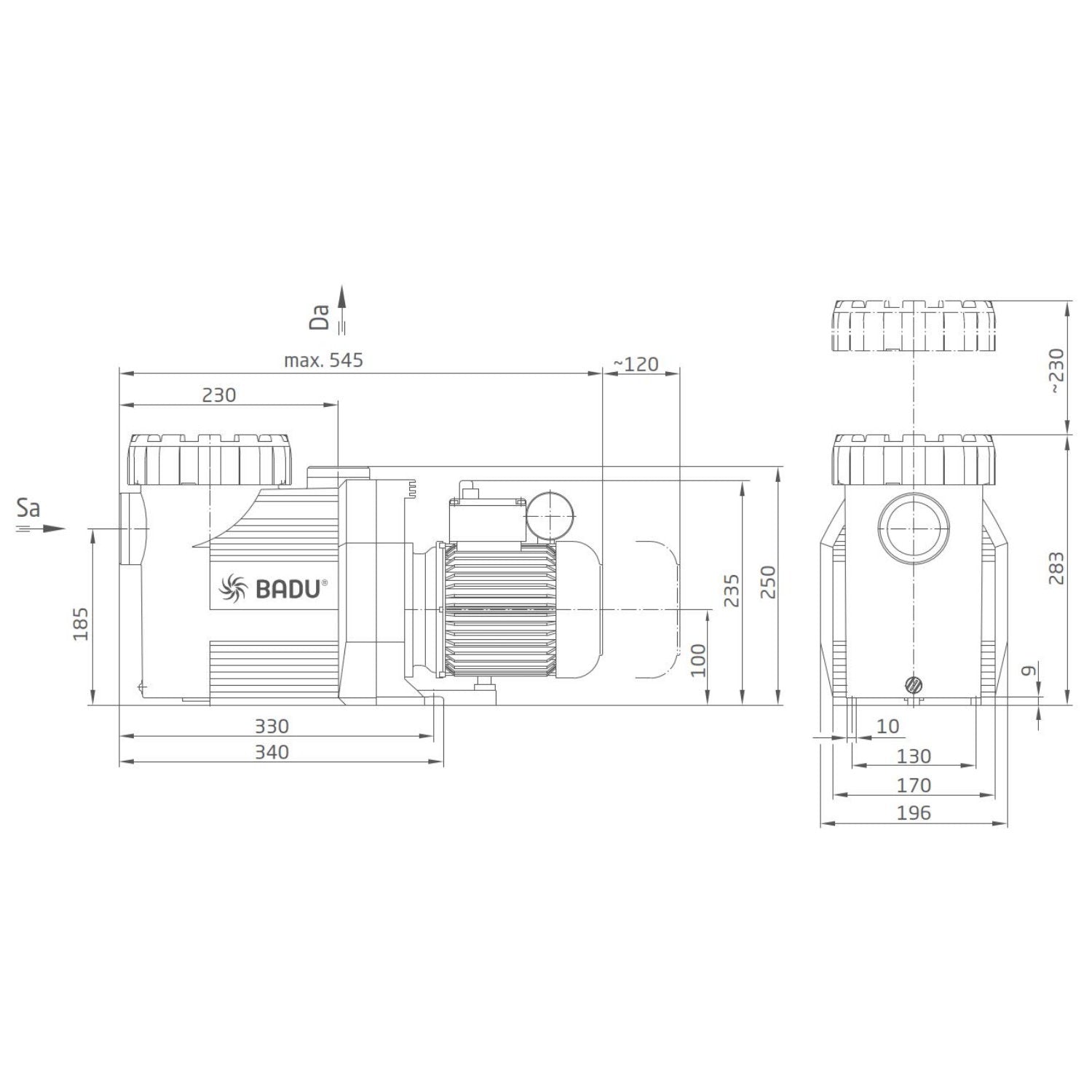 Speck Poolpumpe Badu 90 Prime 230V - Pool & Teich