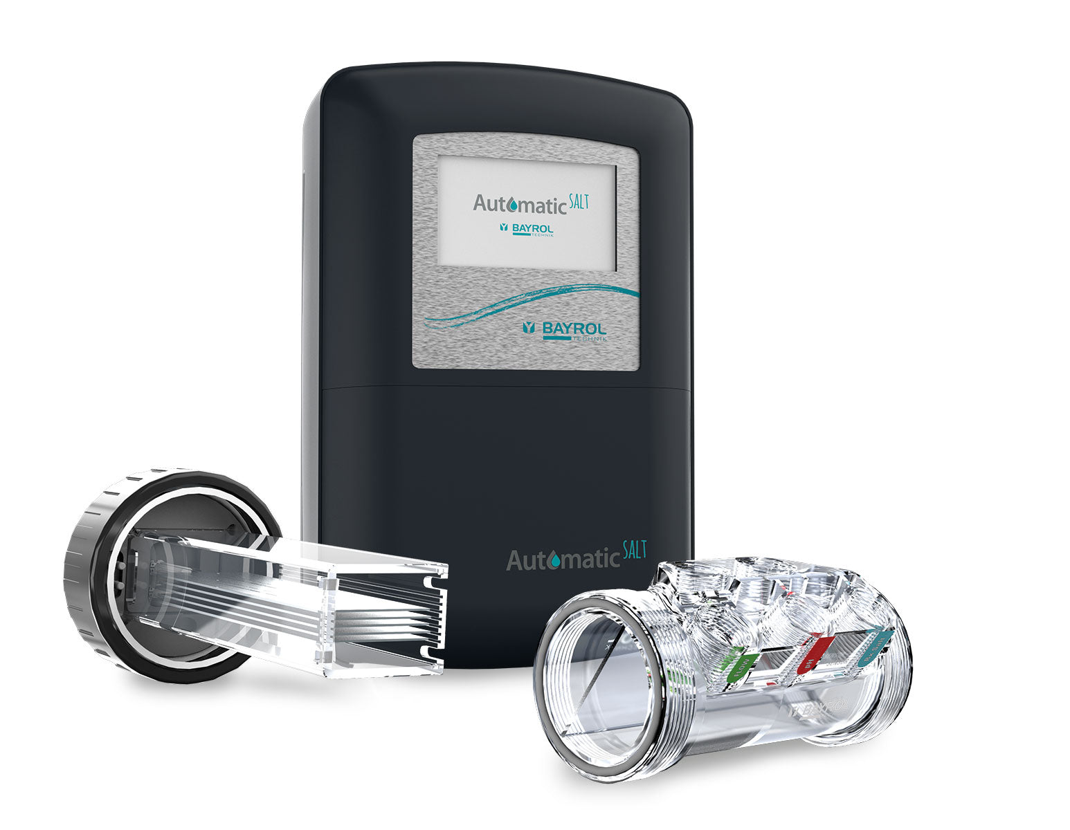 BAYROL Automatic Salt AS5, AS7 Set mit pH- und Rxmessung, WIFI - Pool & Teich