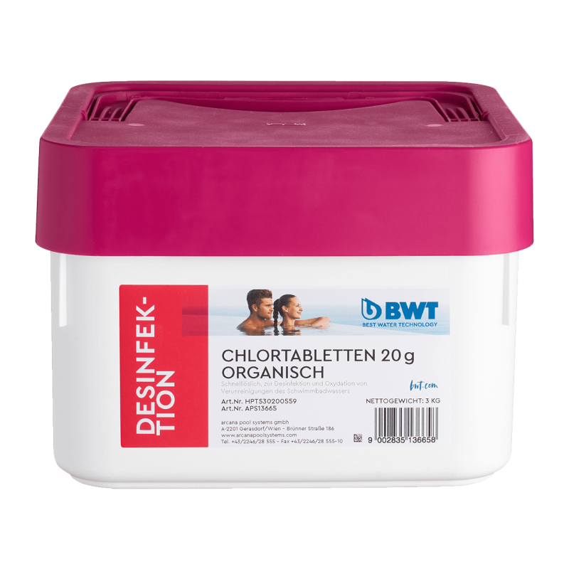 BWT Chlortabletten (20 gr) organisch - Pool & Teich