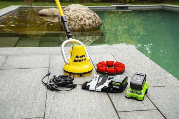 Rössle Biber Bürste 22 Profi Akku Variante - Pool & Teich