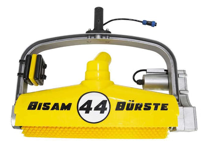 Rössle Bürstenkopf BISAM 44 BÜRSTE mit gelber Walzenbürste - Pool & Teich