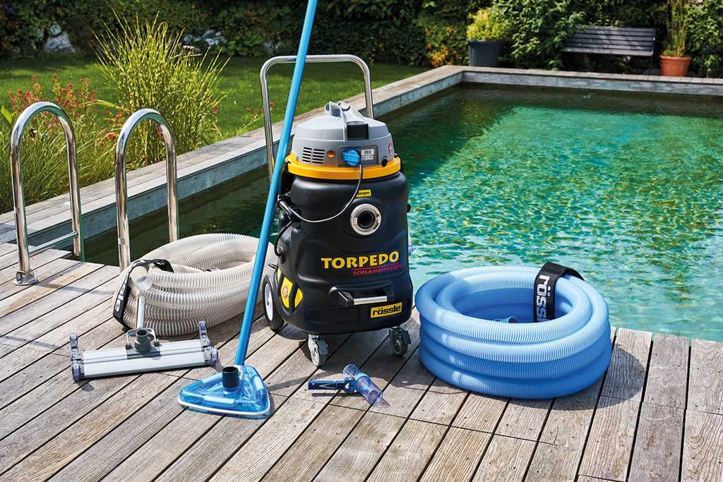 Rössle Torpedo Teichschlammsauger Set, OSM-Turbine, C-Kupplung 50mm - Pool & Teich