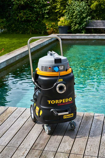 Rössle Torpedo Teichschlammsauger Set, OSM-Turbine, C-Kupplung 50mm - Pool & Teich