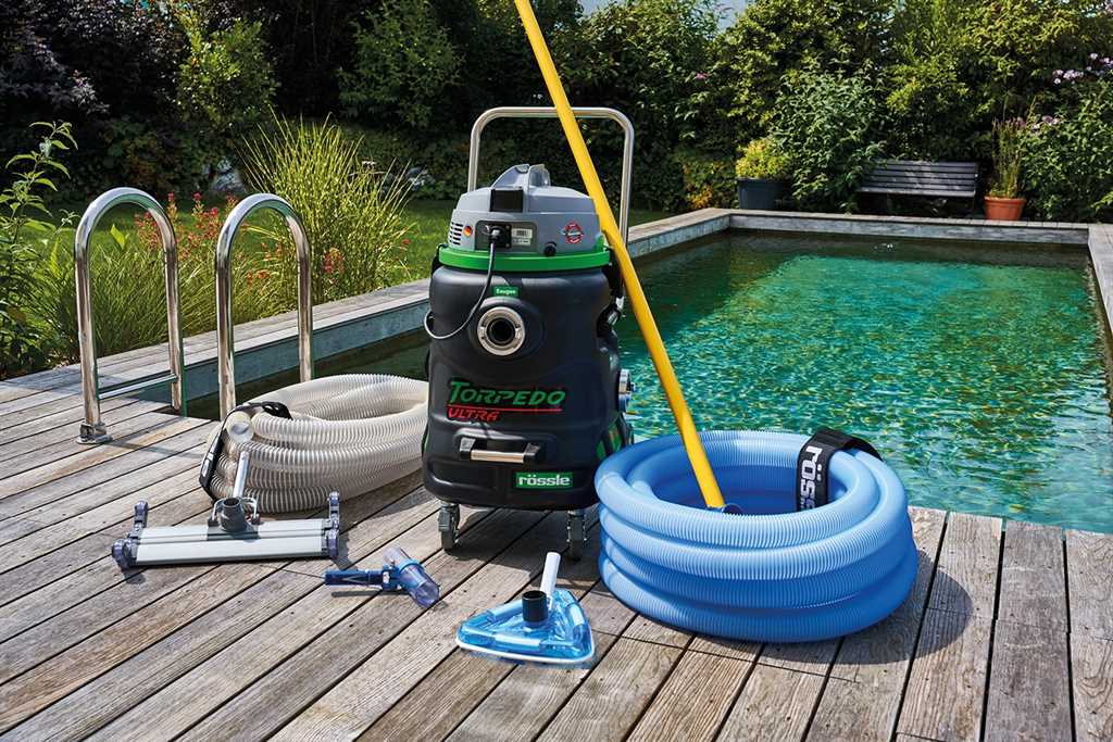 Rössle Torpedo Ultra Teichschlammsauger Set, OSM-Turbine, C-Kupplung 50mm - Pool & Teich