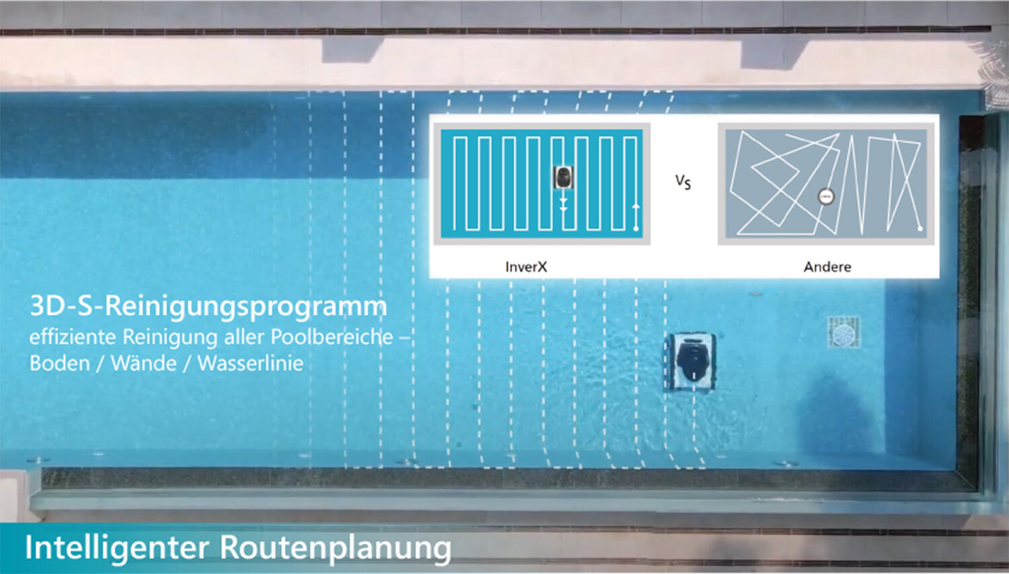Fairland InverX X30, X60, X80 Poolroboter Akku - Pool & Teich