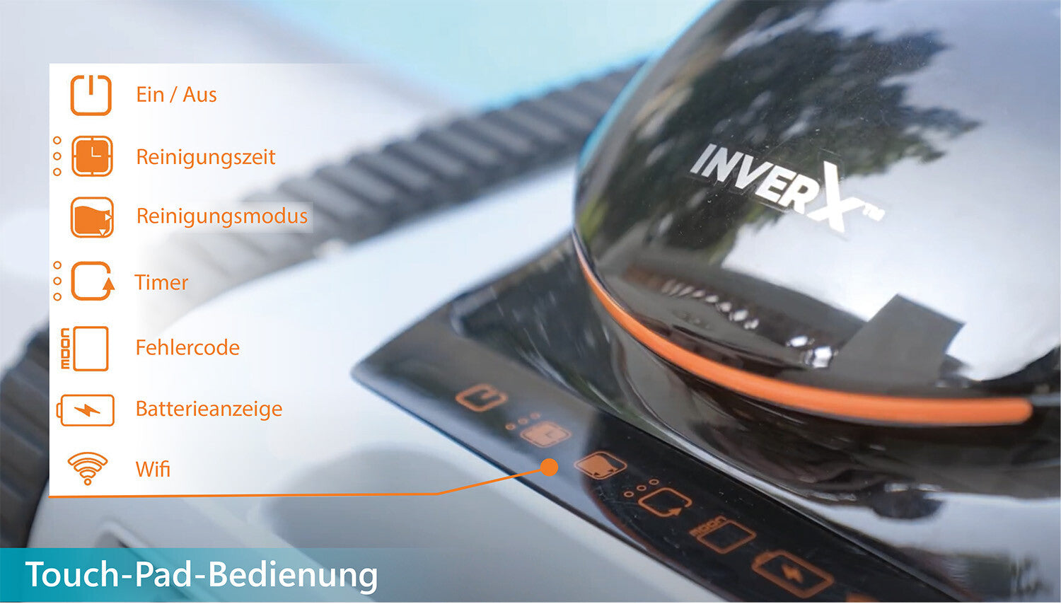 Fairland InverX X30, X60, X80 Poolroboter Akku - Pool & Teich