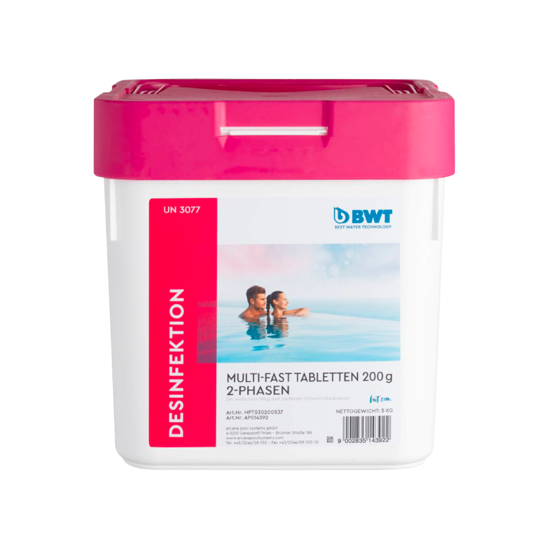 BWT Multi-Fast Tabletten (200 gr) 5 kg - Pool & Teich