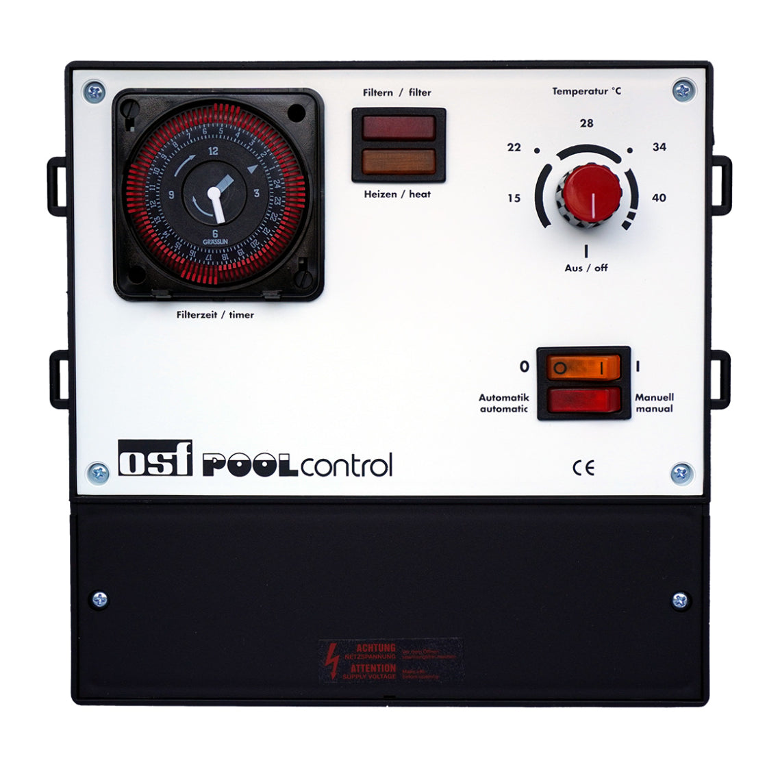 OSF® Filtersteuerung PC-230-ES | mit analoger Schaltuhr