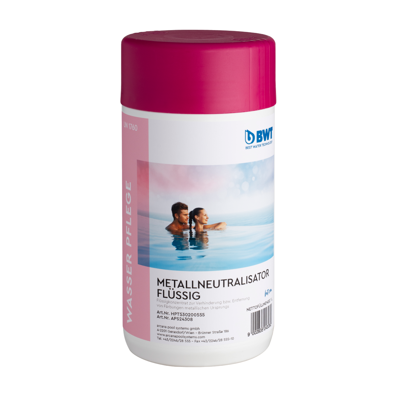 BWT Metallneutralisator 2er-Pack (2x 1 Liter) - Pool & Teich