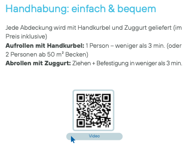 WaluCover Stangenabdeckung winterfest, Handkurbel, Montageset - Rollschutzabdeckung - Pool & Teich