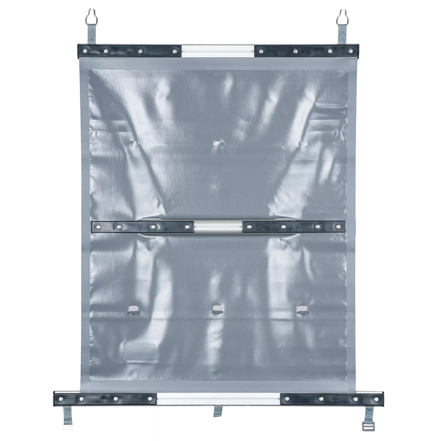 WaluCover Stangenabdeckung winterfest, Handkurbel, Montageset - Rollschutzabdeckung - Pool & Teich